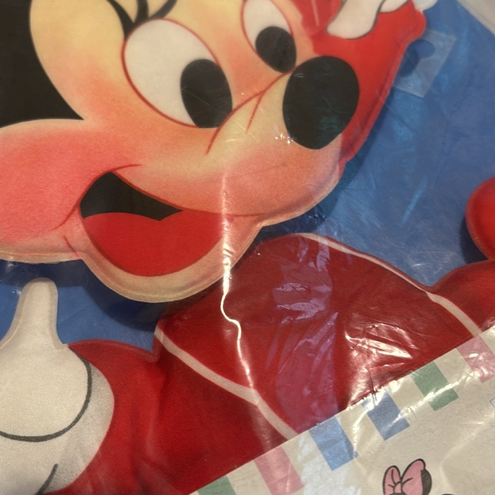 Vintage Minnie Mouse soft wall hanging nursery decor in original package - Picture 3 of 5